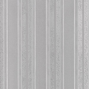 silver light reflective classic stripe wallpaper