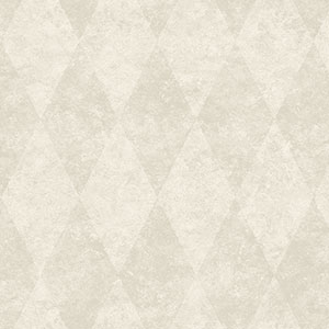 Cream Rhombus light reflective silk wallpaper